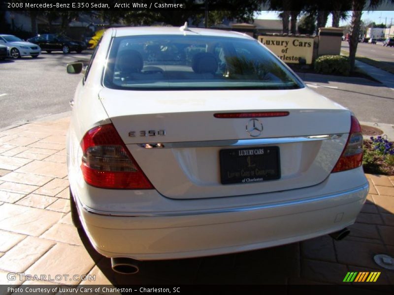 Arctic White / Cashmere 2008 Mercedes-Benz E 350 Sedan