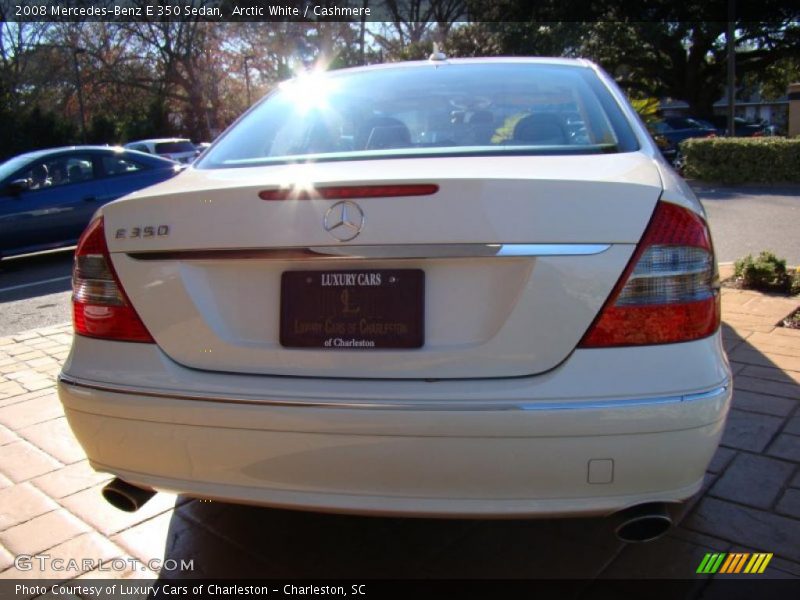 Arctic White / Cashmere 2008 Mercedes-Benz E 350 Sedan