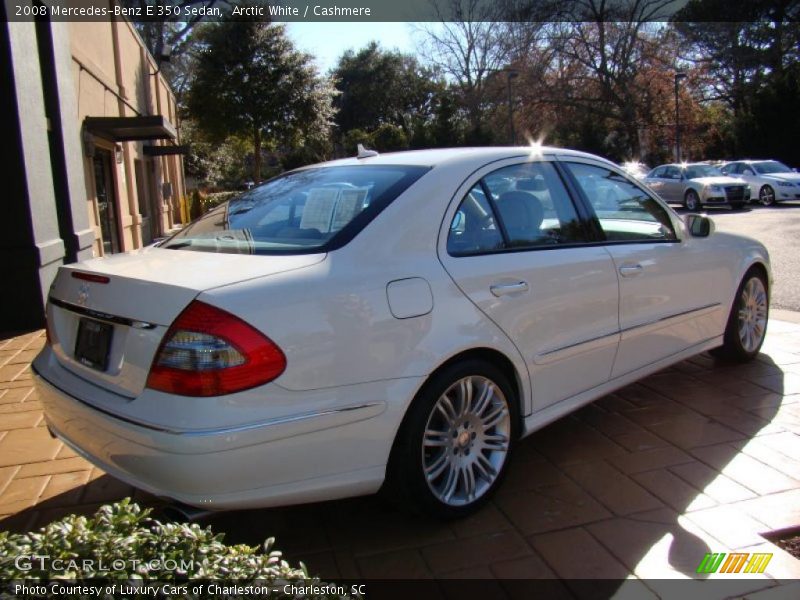 Arctic White / Cashmere 2008 Mercedes-Benz E 350 Sedan