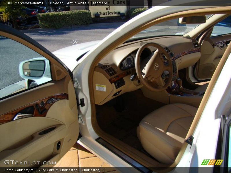 Arctic White / Cashmere 2008 Mercedes-Benz E 350 Sedan
