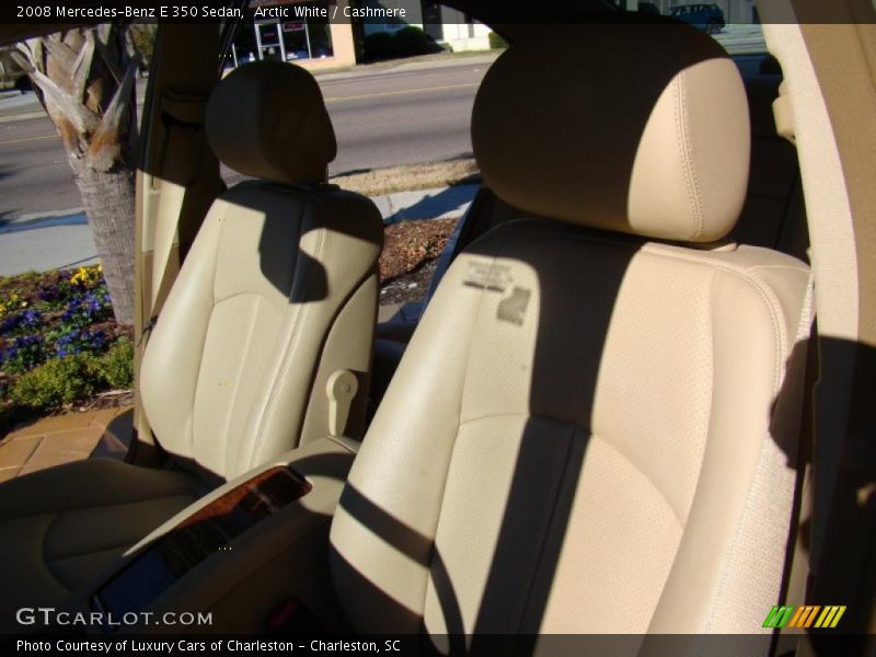 Arctic White / Cashmere 2008 Mercedes-Benz E 350 Sedan