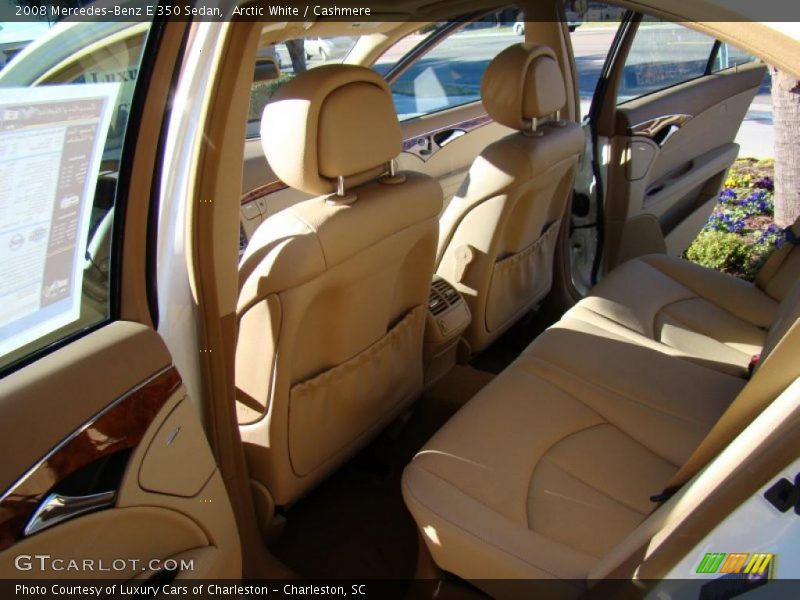 Arctic White / Cashmere 2008 Mercedes-Benz E 350 Sedan
