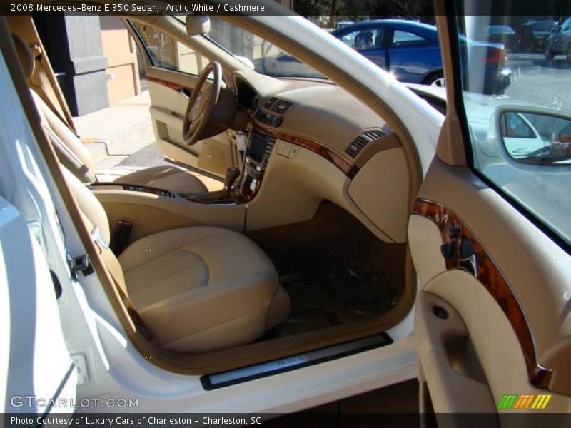 Arctic White / Cashmere 2008 Mercedes-Benz E 350 Sedan