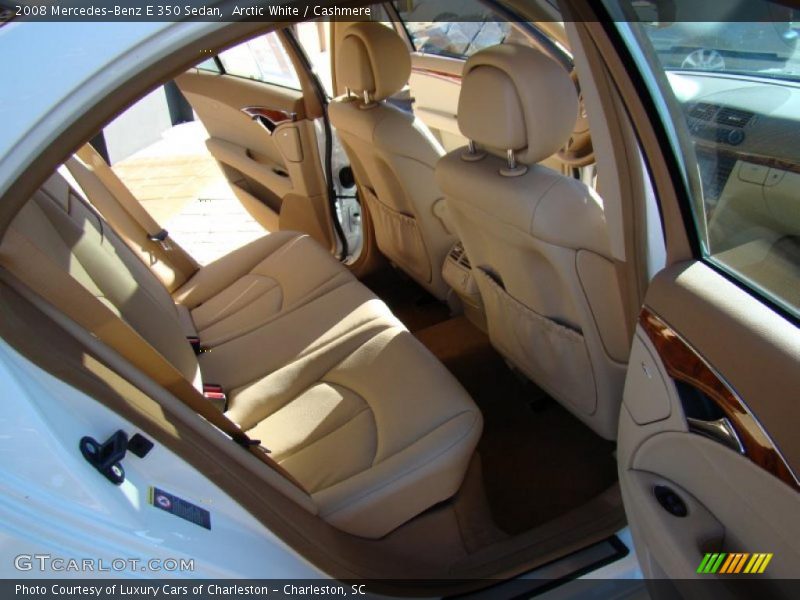 Arctic White / Cashmere 2008 Mercedes-Benz E 350 Sedan