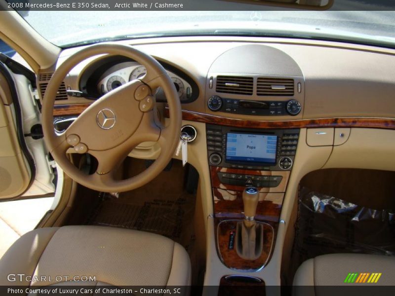 Arctic White / Cashmere 2008 Mercedes-Benz E 350 Sedan