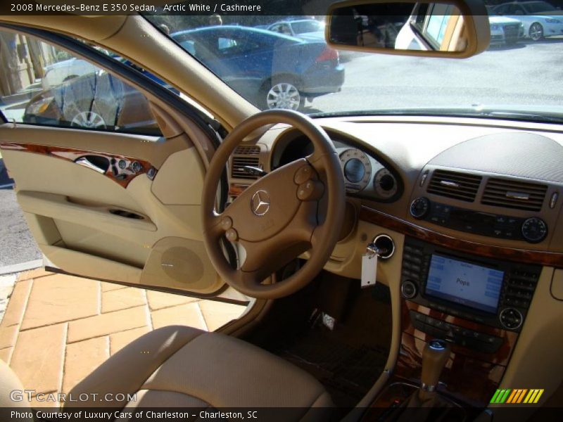 Arctic White / Cashmere 2008 Mercedes-Benz E 350 Sedan