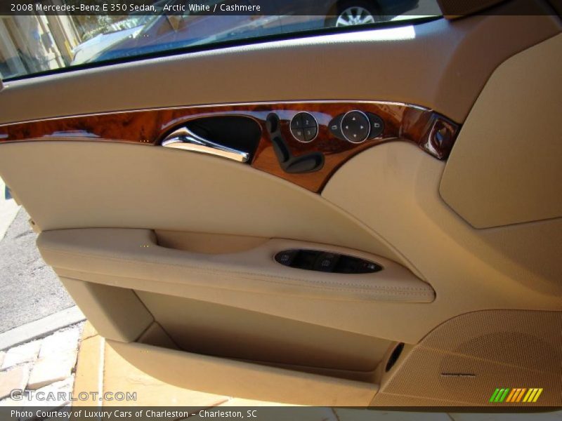 Arctic White / Cashmere 2008 Mercedes-Benz E 350 Sedan
