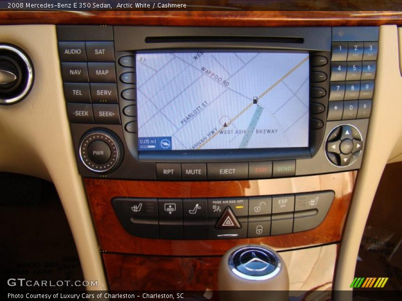 Arctic White / Cashmere 2008 Mercedes-Benz E 350 Sedan