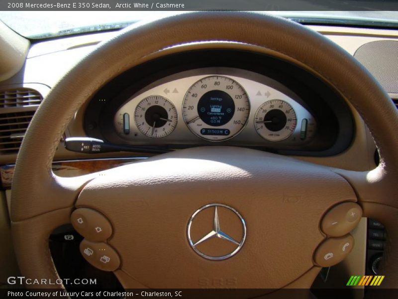 Arctic White / Cashmere 2008 Mercedes-Benz E 350 Sedan