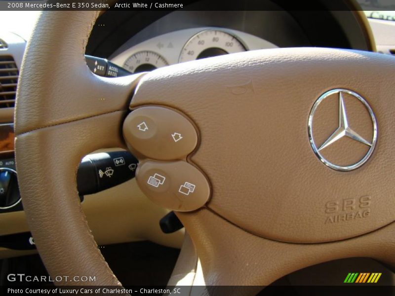 Arctic White / Cashmere 2008 Mercedes-Benz E 350 Sedan