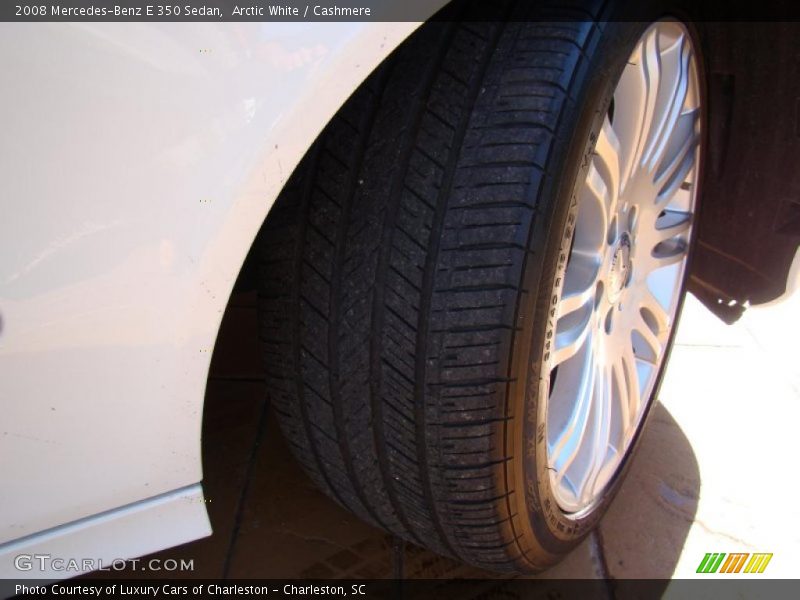 Arctic White / Cashmere 2008 Mercedes-Benz E 350 Sedan