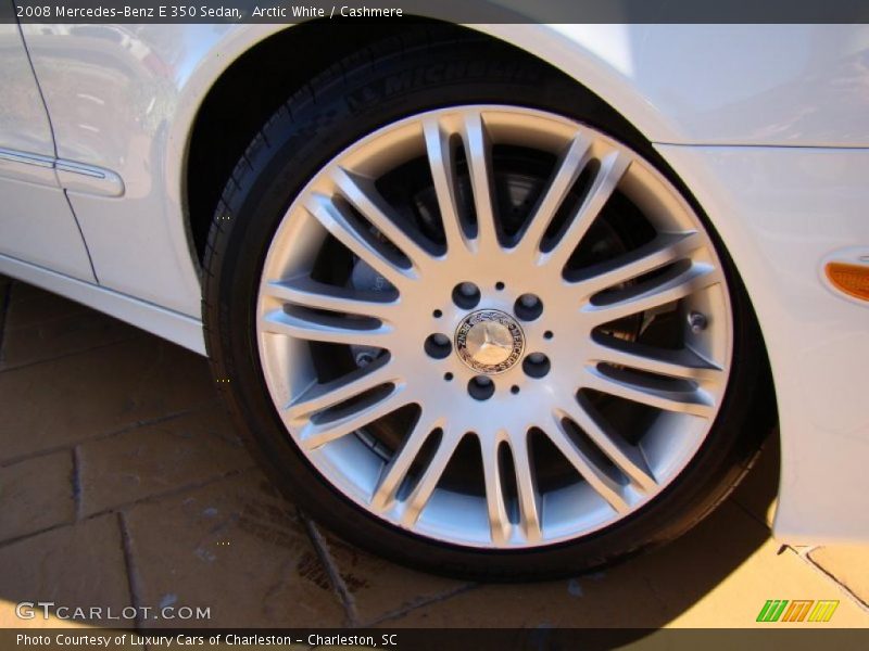 Arctic White / Cashmere 2008 Mercedes-Benz E 350 Sedan