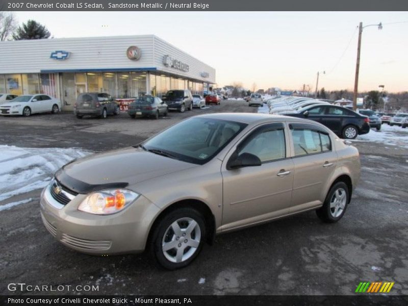 Sandstone Metallic / Neutral Beige 2007 Chevrolet Cobalt LS Sedan