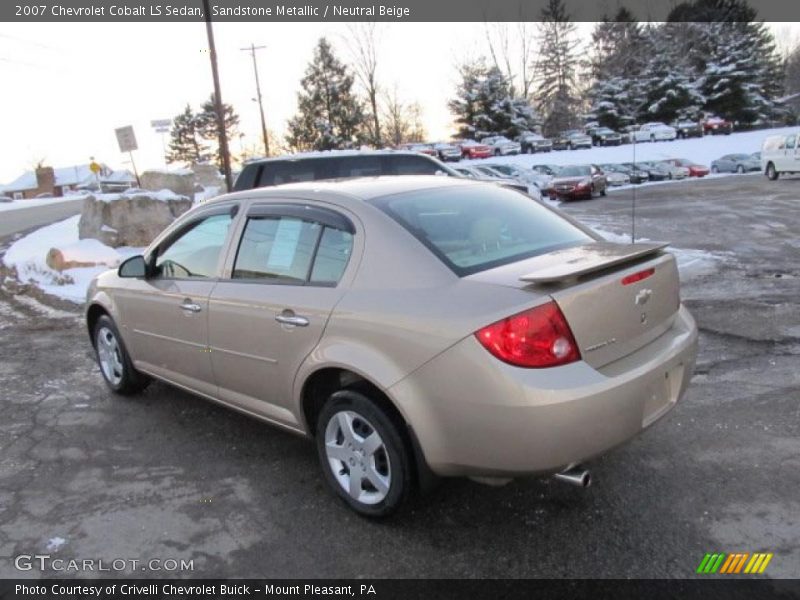 Sandstone Metallic / Neutral Beige 2007 Chevrolet Cobalt LS Sedan