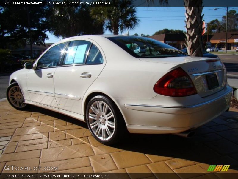 Arctic White / Cashmere 2008 Mercedes-Benz E 350 Sedan