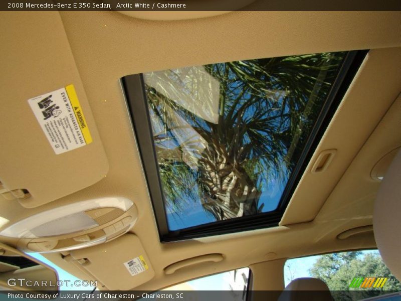 Arctic White / Cashmere 2008 Mercedes-Benz E 350 Sedan