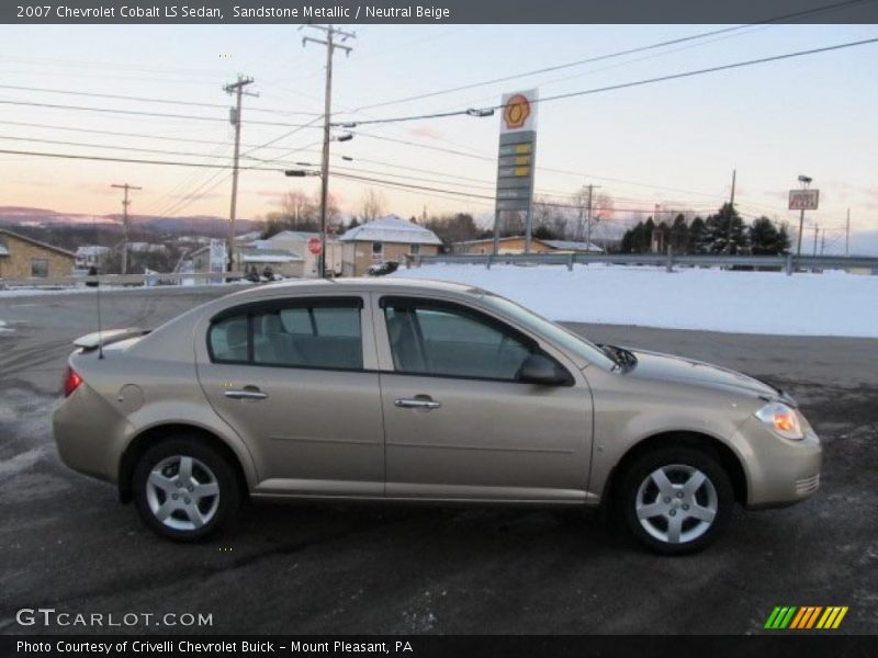 Sandstone Metallic / Neutral Beige 2007 Chevrolet Cobalt LS Sedan