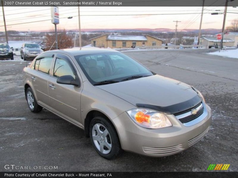 Sandstone Metallic / Neutral Beige 2007 Chevrolet Cobalt LS Sedan
