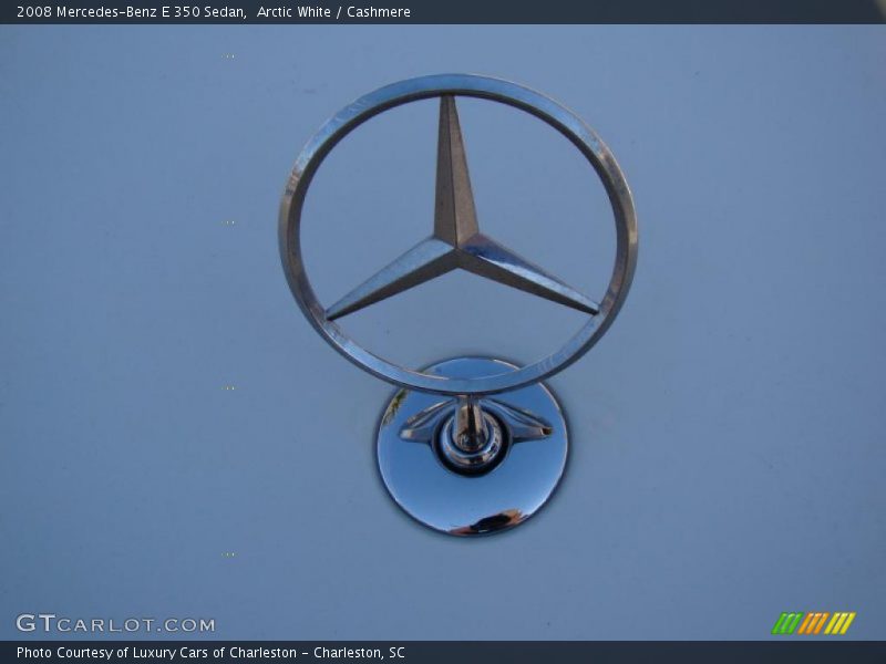 Arctic White / Cashmere 2008 Mercedes-Benz E 350 Sedan