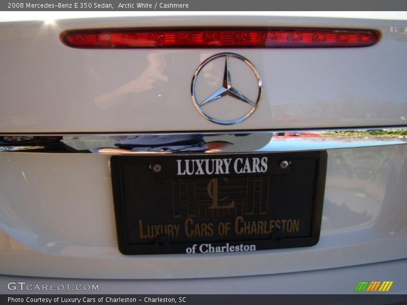 Arctic White / Cashmere 2008 Mercedes-Benz E 350 Sedan