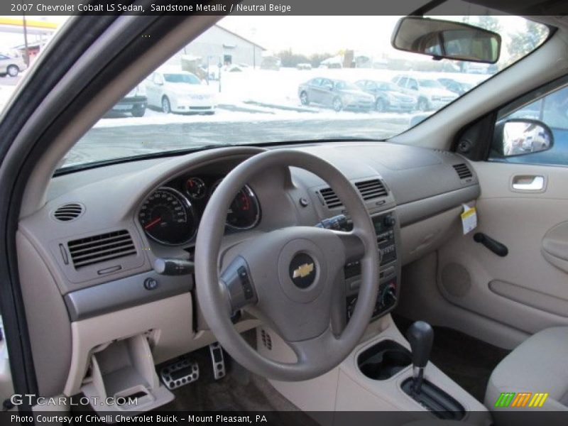 Sandstone Metallic / Neutral Beige 2007 Chevrolet Cobalt LS Sedan