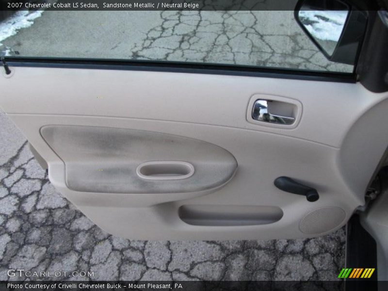 Sandstone Metallic / Neutral Beige 2007 Chevrolet Cobalt LS Sedan