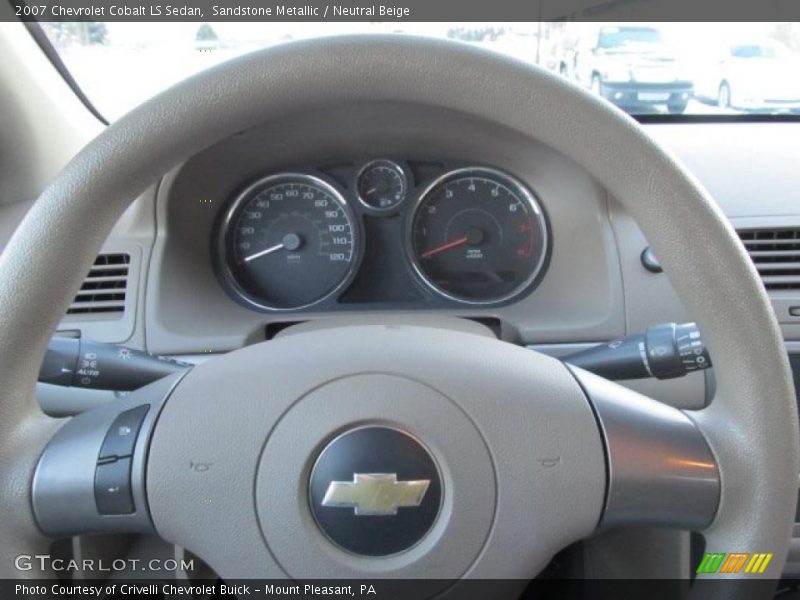 Sandstone Metallic / Neutral Beige 2007 Chevrolet Cobalt LS Sedan