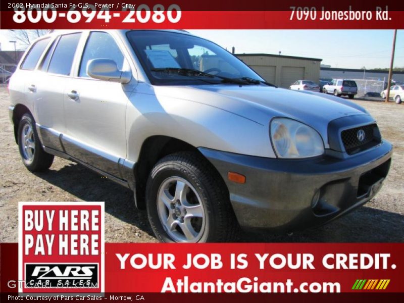 Pewter / Gray 2002 Hyundai Santa Fe GLS