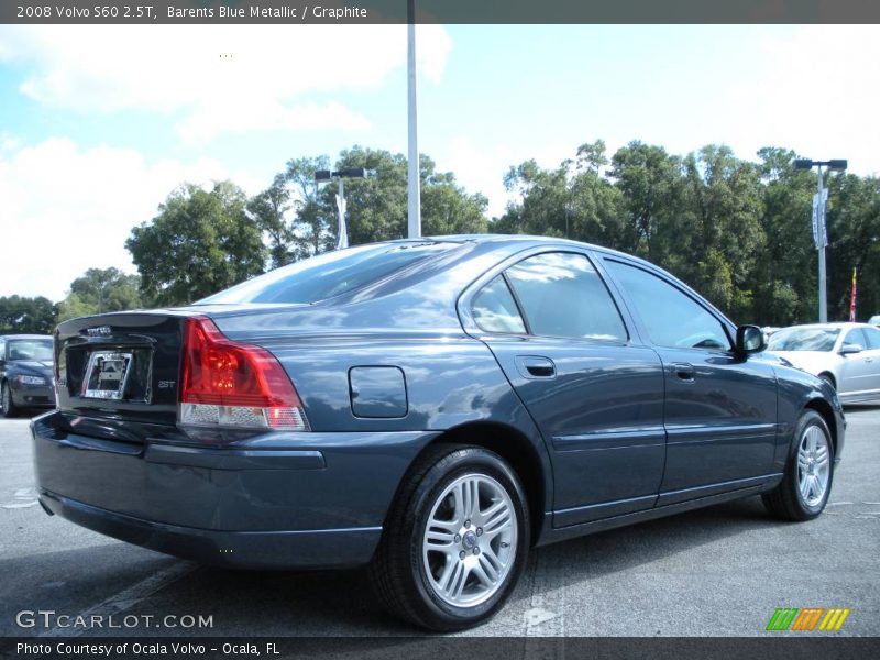 Barents Blue Metallic / Graphite 2008 Volvo S60 2.5T