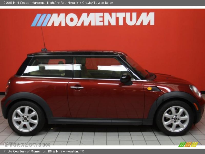 Nightfire Red Metallic / Gravity Tuscan Beige 2008 Mini Cooper Hardtop