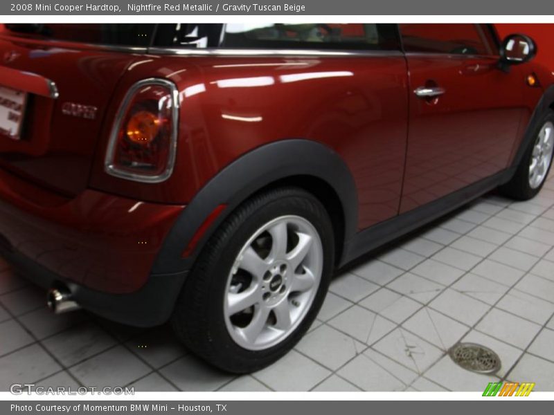 Nightfire Red Metallic / Gravity Tuscan Beige 2008 Mini Cooper Hardtop