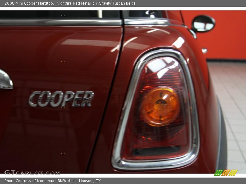 Nightfire Red Metallic / Gravity Tuscan Beige 2008 Mini Cooper Hardtop