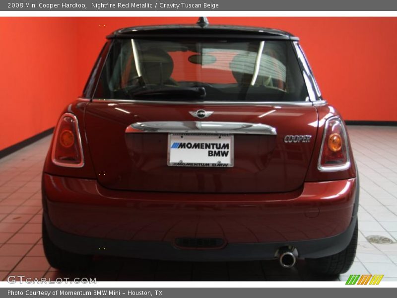 Nightfire Red Metallic / Gravity Tuscan Beige 2008 Mini Cooper Hardtop