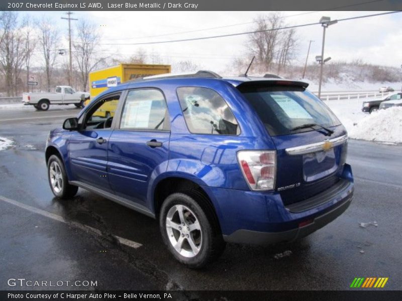 Laser Blue Metallic / Dark Gray 2007 Chevrolet Equinox LS AWD