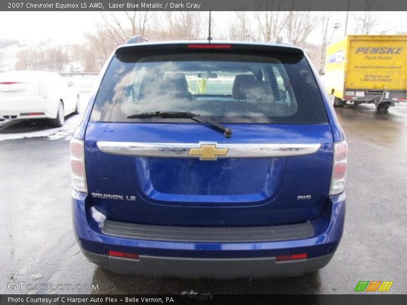 Laser Blue Metallic / Dark Gray 2007 Chevrolet Equinox LS AWD