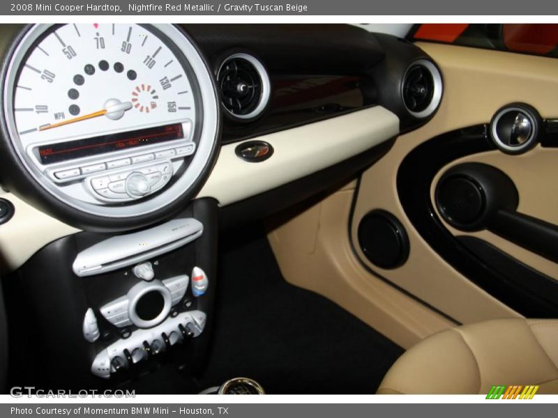 Nightfire Red Metallic / Gravity Tuscan Beige 2008 Mini Cooper Hardtop