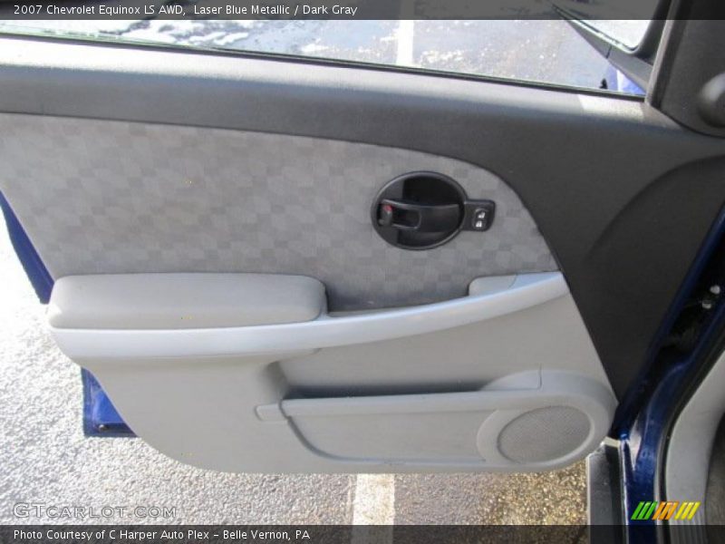 Laser Blue Metallic / Dark Gray 2007 Chevrolet Equinox LS AWD