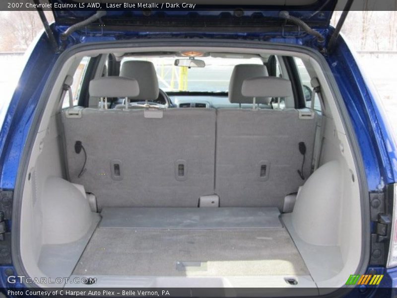 Laser Blue Metallic / Dark Gray 2007 Chevrolet Equinox LS AWD