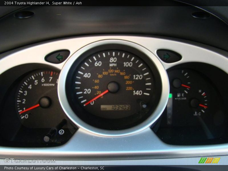  2004 Highlander I4 I4 Gauges