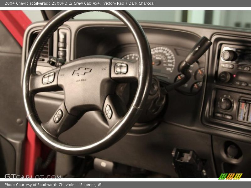 Victory Red / Dark Charcoal 2004 Chevrolet Silverado 2500HD LS Crew Cab 4x4