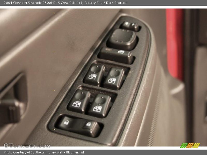 Victory Red / Dark Charcoal 2004 Chevrolet Silverado 2500HD LS Crew Cab 4x4