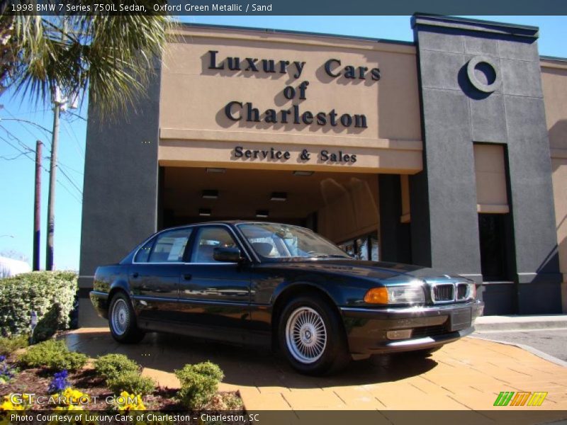 Oxford Green Metallic / Sand 1998 BMW 7 Series 750iL Sedan