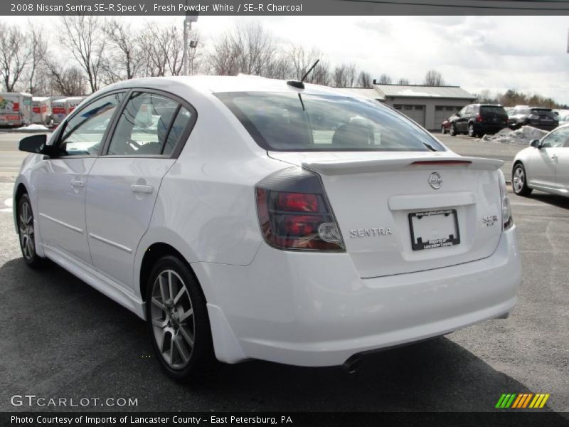 Fresh Powder White / SE-R Charcoal 2008 Nissan Sentra SE-R Spec V
