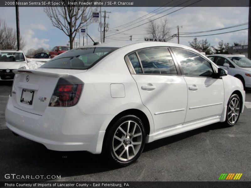 Fresh Powder White / SE-R Charcoal 2008 Nissan Sentra SE-R Spec V