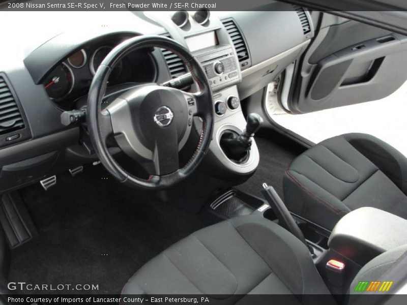 SE-R Charcoal Interior - 2008 Sentra SE-R Spec V 