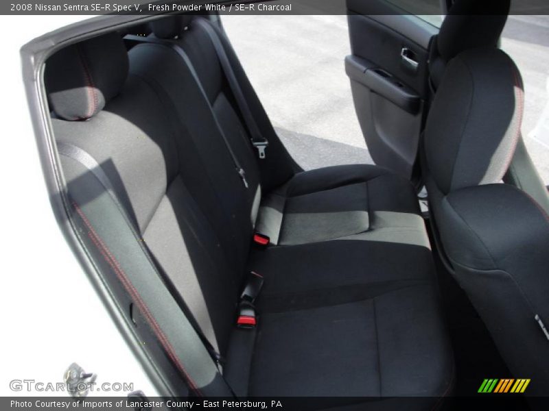 Fresh Powder White / SE-R Charcoal 2008 Nissan Sentra SE-R Spec V