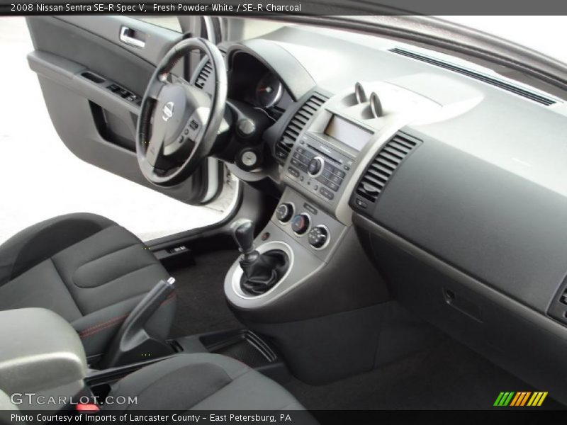  2008 Sentra SE-R Spec V SE-R Charcoal Interior