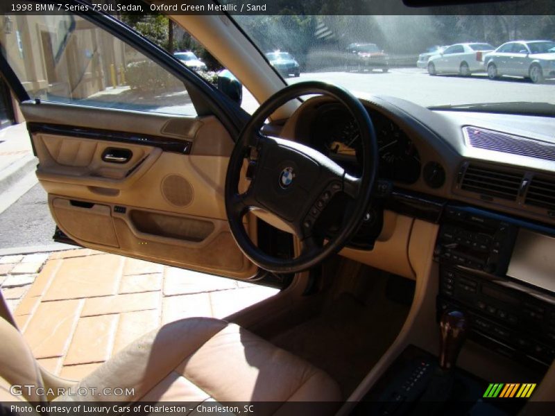 Oxford Green Metallic / Sand 1998 BMW 7 Series 750iL Sedan