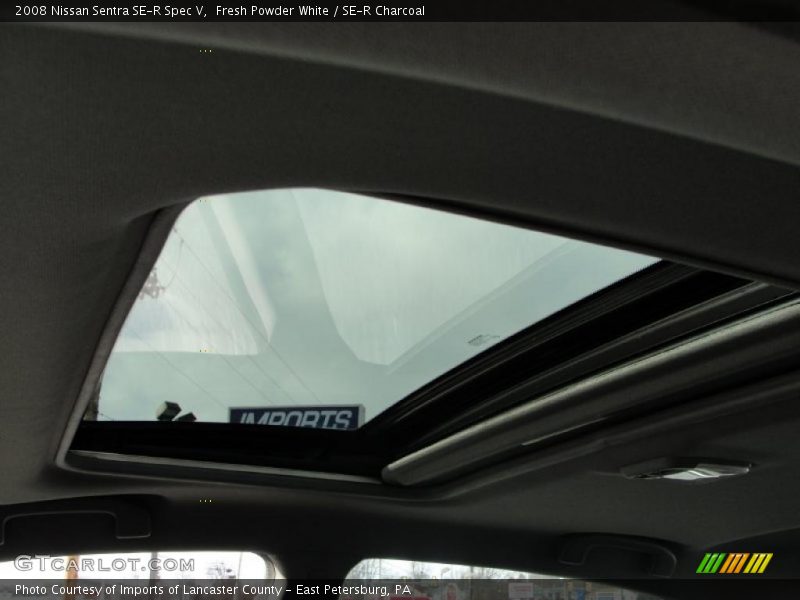 Fresh Powder White / SE-R Charcoal 2008 Nissan Sentra SE-R Spec V