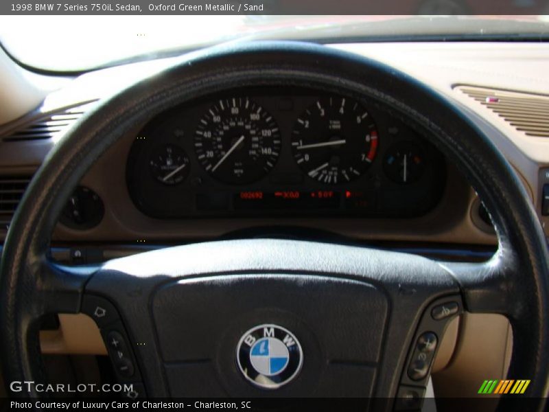 Oxford Green Metallic / Sand 1998 BMW 7 Series 750iL Sedan